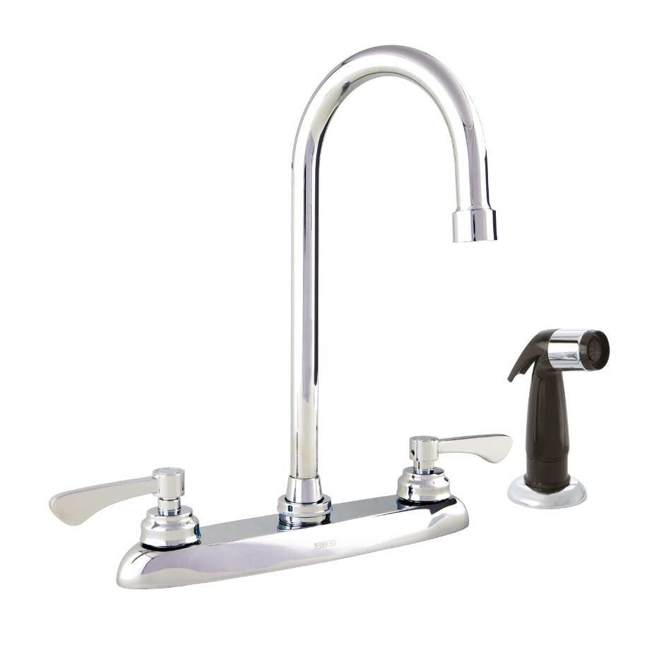Kitchen Gooseneck Faucet With Hand Spray Besto Blog