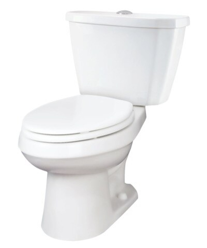 Viper 0 8 Gpf 12 Rough In Two Piece, Gerber Maxwell Round Front Toilet In White