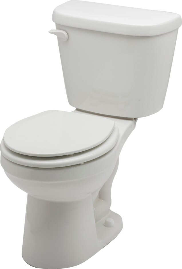 Maxwell 1 28 Gpf 10 Rough In Two, Gerber Maxwell Round Front Toilet Seat